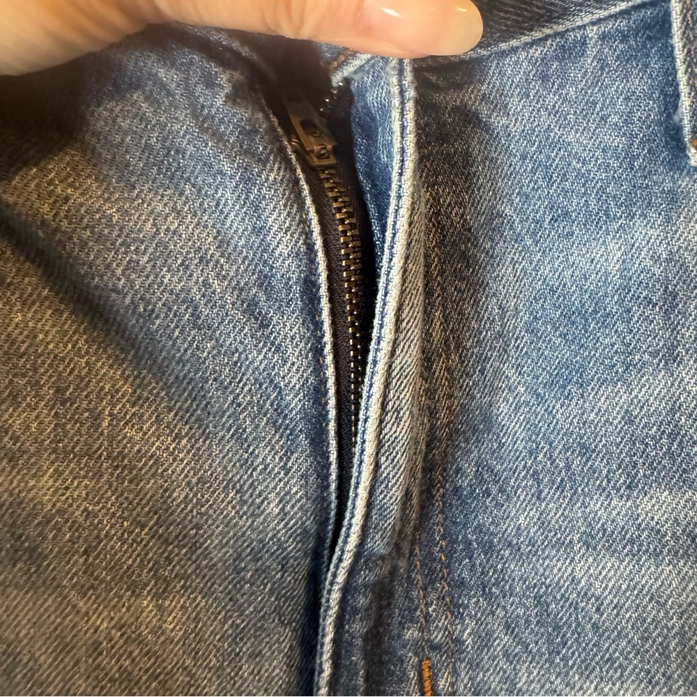 Madewell slouchy boy Jean‎ Blue Denim women’s Size 31 baggy - Picture 4 of 12